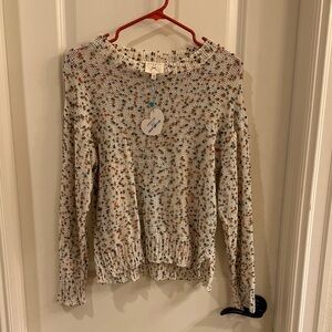 Hayden Girls Multicolor Knit Sweater